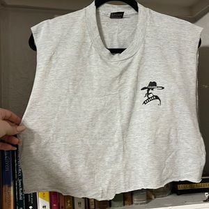 Vintage outlaws steakhouse cut crop top oversized XL unisex